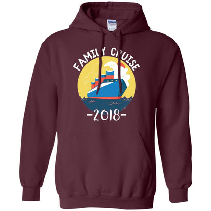 Summer Holiday T-shirt Family Cruise 2018 Maroon