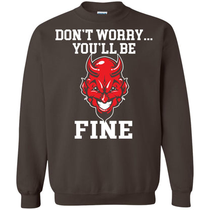Don_t Worry You_ll Be Fine Shirt Dark Chocolate