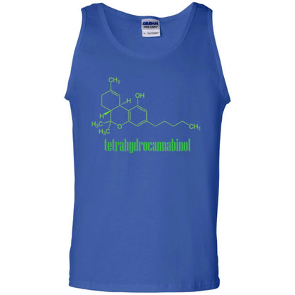 Canabis Molecule T-shirt Tetrahydrocannabinol Thc Royal