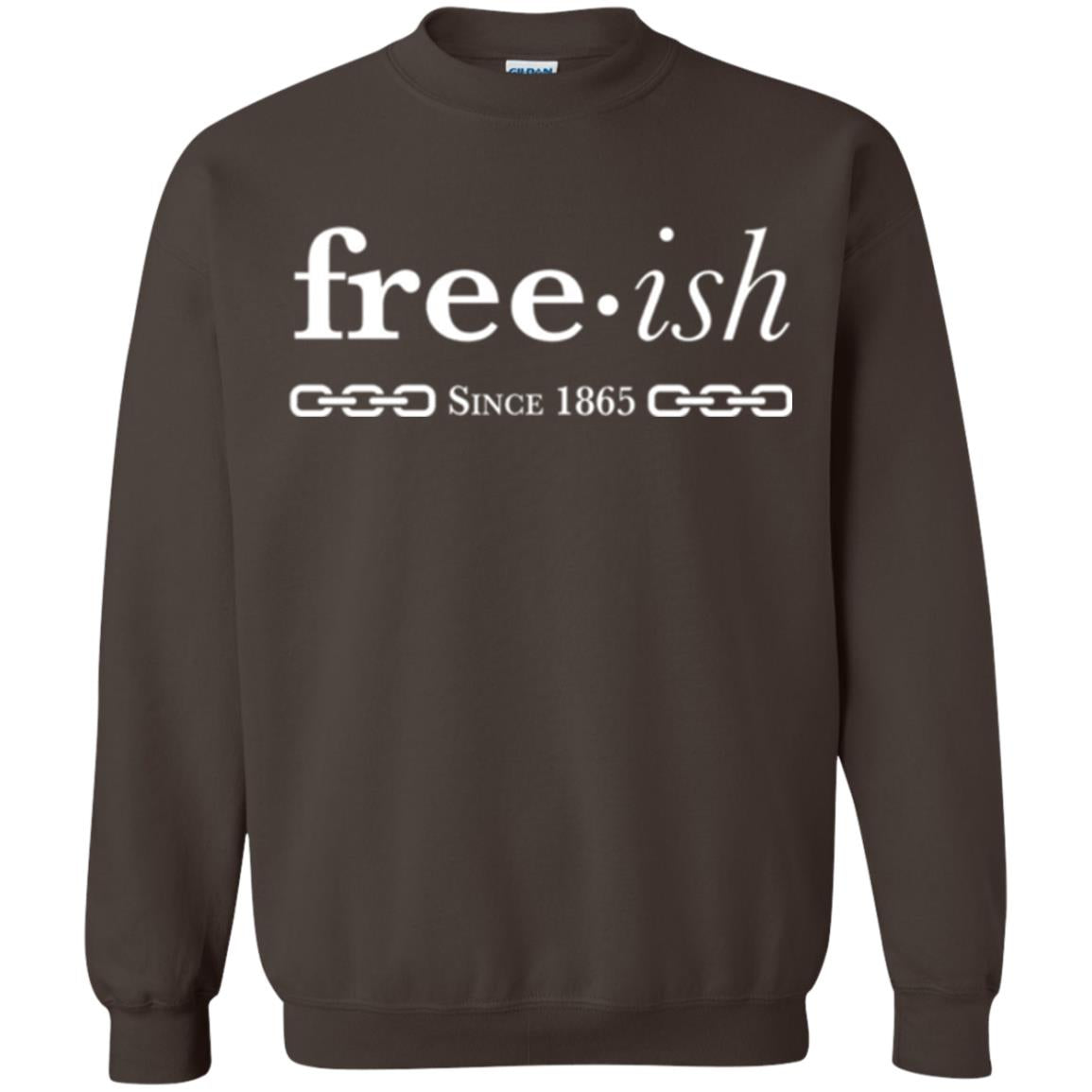 Free-ish Since 1865 Black Pride T-shirt Dark Chocolate
