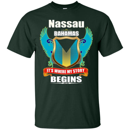 Bahamian T-shirt Nassau Bahamas T-shirt Forest Green