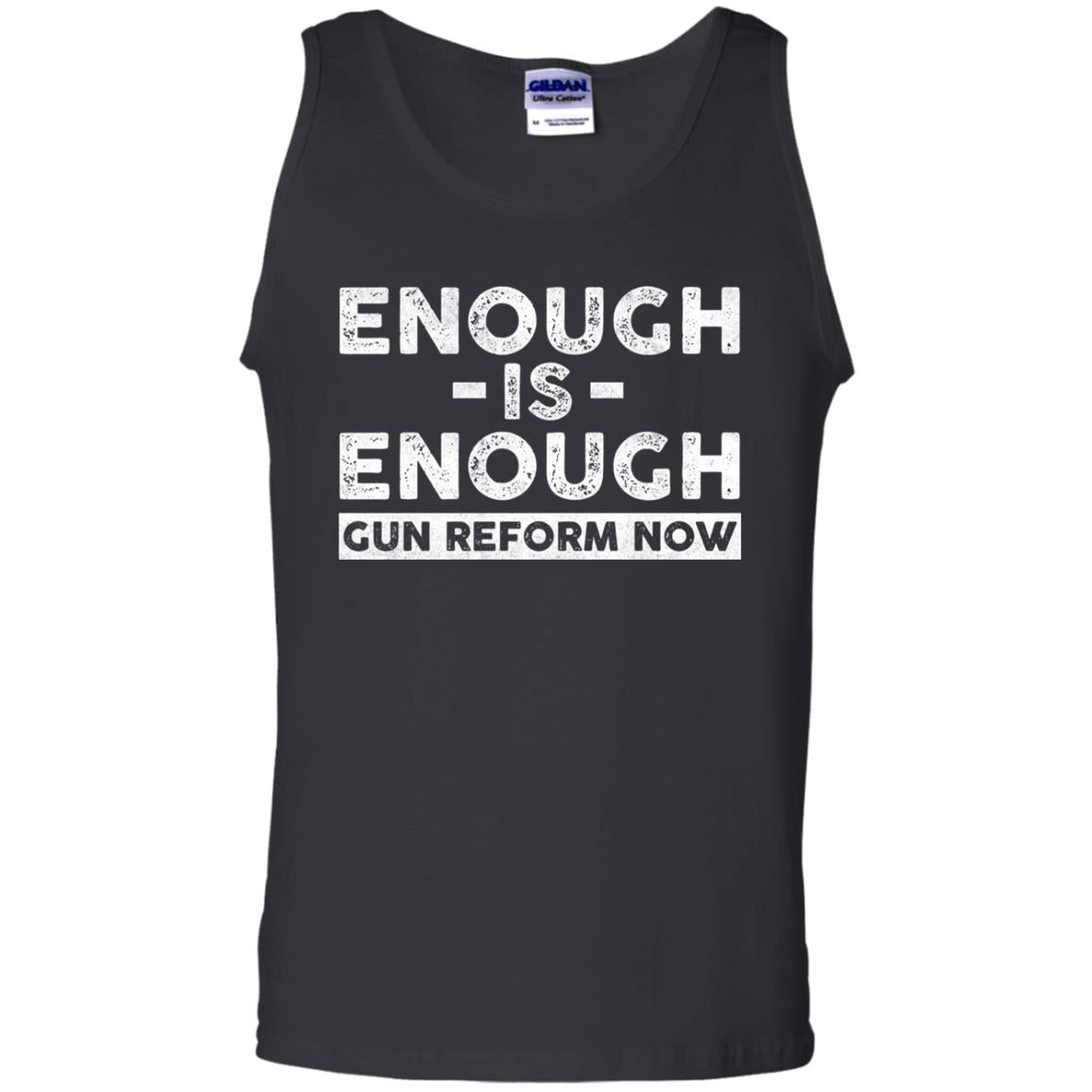 Enough Is Enough Gun Reform Now Gun Control T-shirt Black