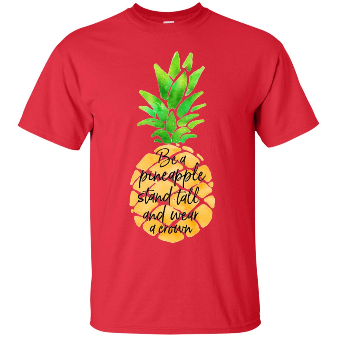 Funny Pineapple T-shirt Red