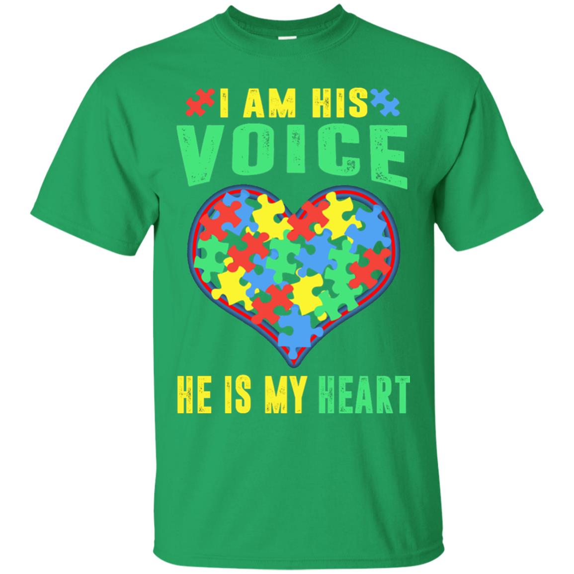 Autism Awareness Shirt He Is My Heart Irish Green
