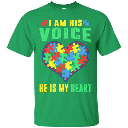 Autism Awareness Shirt He Is My Heart Irish Green