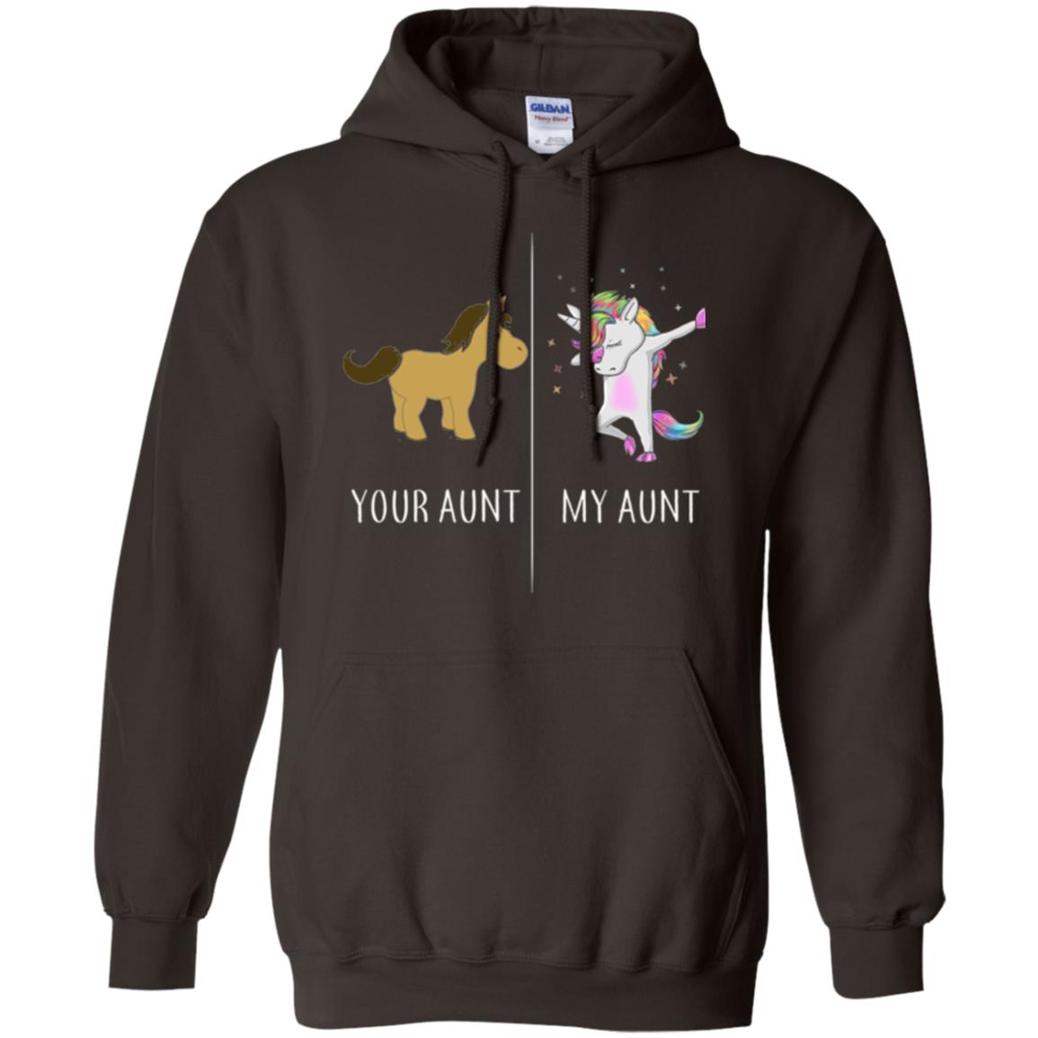 Family T-shirt Your Aunt My Aunt Dark Chocolate