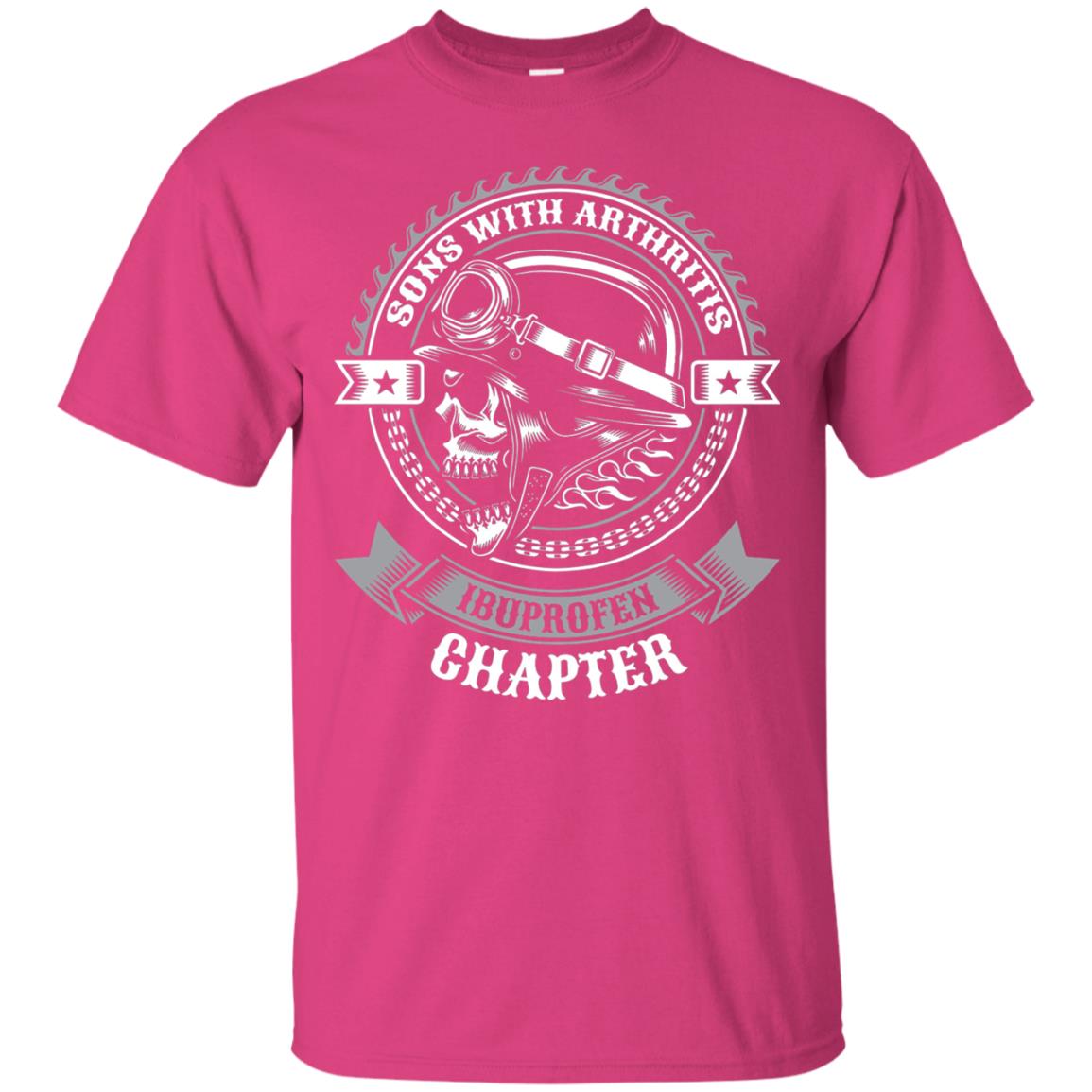 Sons With Arthritis Ibuprofen Chapter Funny Bikers Shirt Heliconia