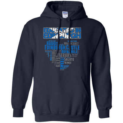 Edinburgh T-shirt Educated In Edinburgh Navy