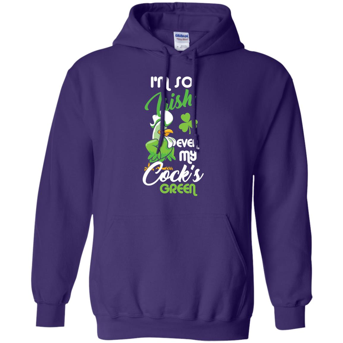I'm So Irish Even My Cock's Green Saint Patrick's Day T-shirt Purple