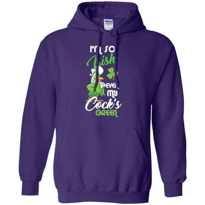I'm So Irish Even My Cock's Green Saint Patrick's Day T-shirt Purple