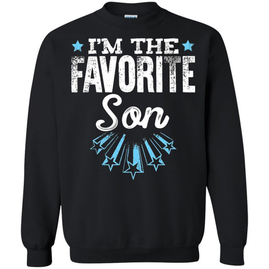 Family T-shirt I'm The Favorite Son Black Small