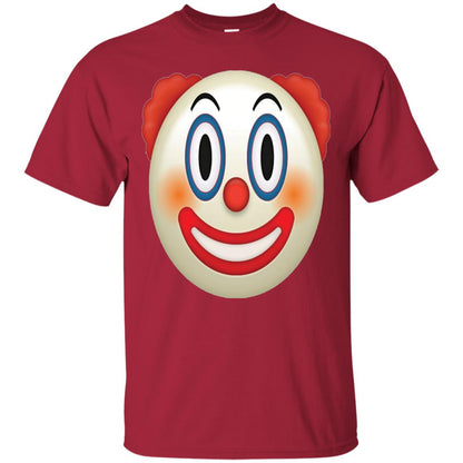 Red Nose Painted Face Happy Smile Emoji Clown T-shirt Cardinal