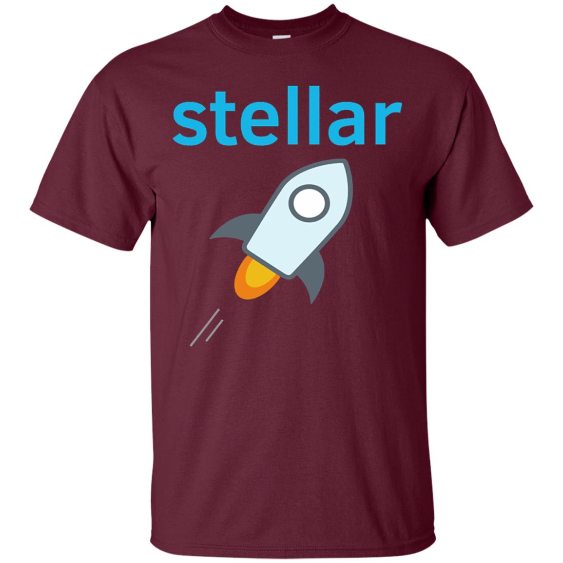 Hodl Stellar Lumens Xlm Crypto Investing T-shirt Maroon