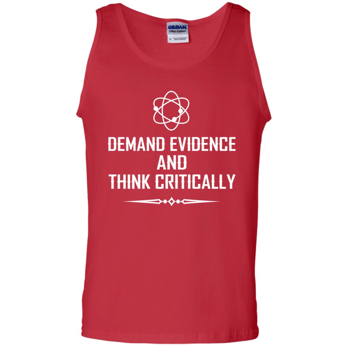 Demand Evidence And Think Critically Shirts Red
