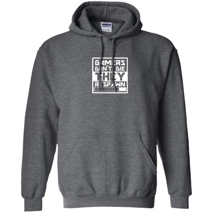Video Gamer Shirt Don_t Die They Respawn Dark Heather
