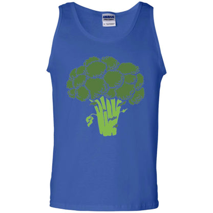 Broccoli Is Life T-shirt Funny Graphic Vegetable Royal