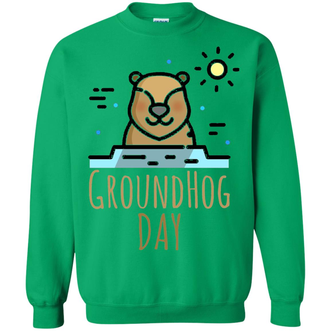 Happy Groundhog Day T-shirt Feb 2nd Irish Green
