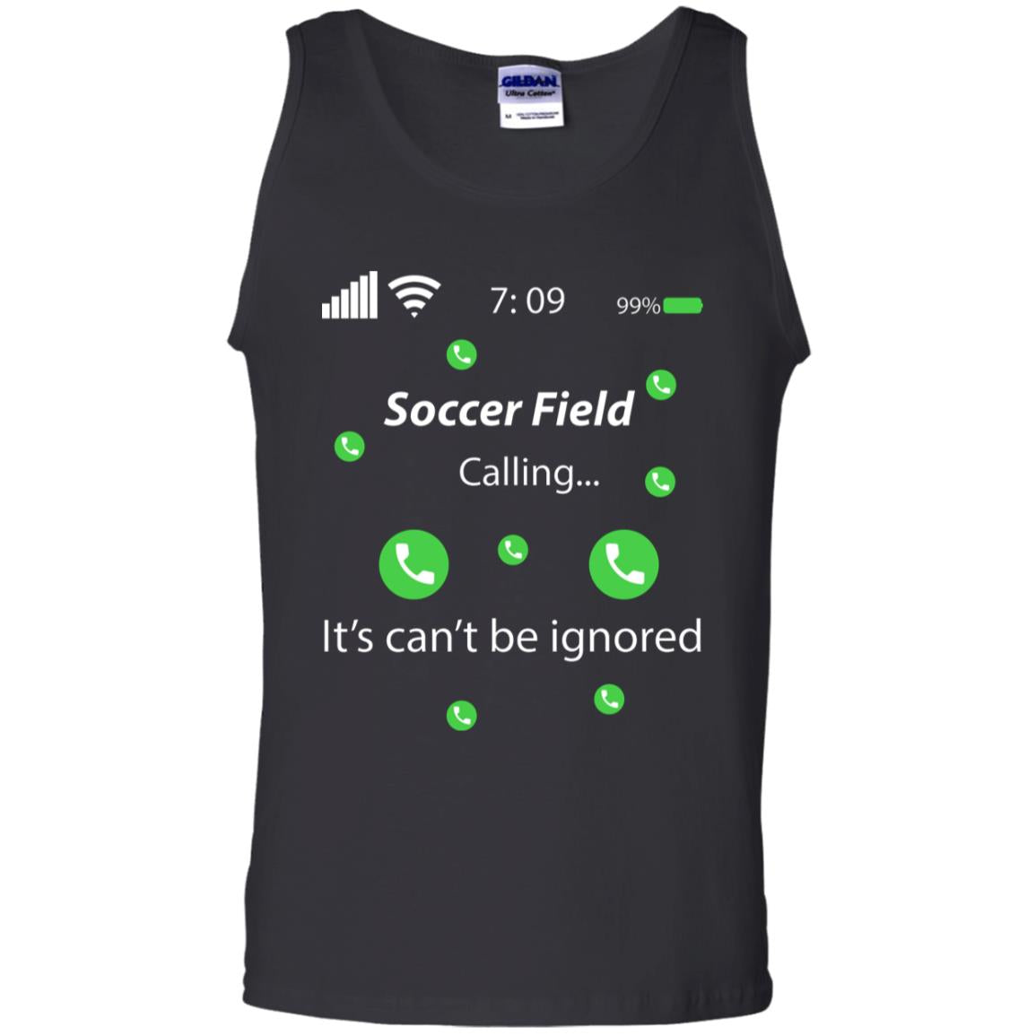 Soccer Field Is Calling It Can't Be Ignored Soccer Lovers Shirt Black