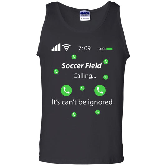 Soccer Field Is Calling It Can't Be Ignored Soccer Lovers Shirt Black
