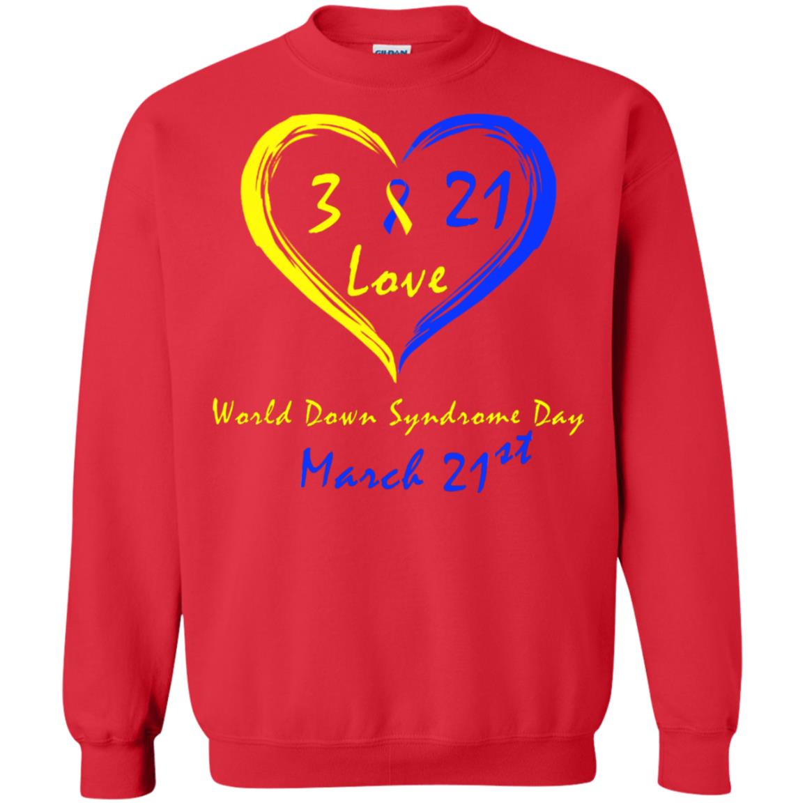 World Down Syndrome Day 21st March Shirt Red