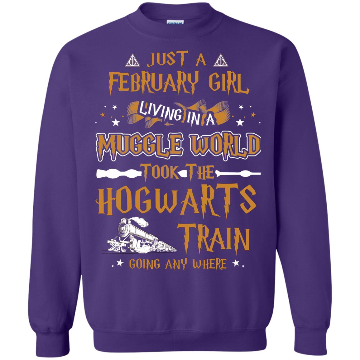 Just A February Girl Living In A Muggle World Took The Hogwarts Train Going Any Where Purple