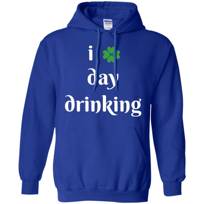 I Day Drinking Funny St Patricks Day T-shirt Royal