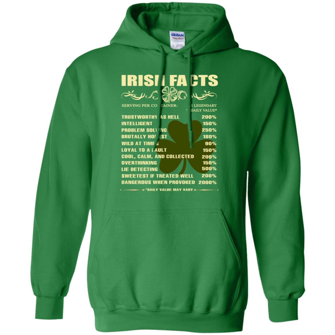 Irish Facts Intelligent Problem Solving Shirt Irish Green