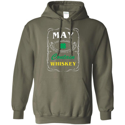 Saint Patrick's Day T-shirt May Contain Whiskey Military Green