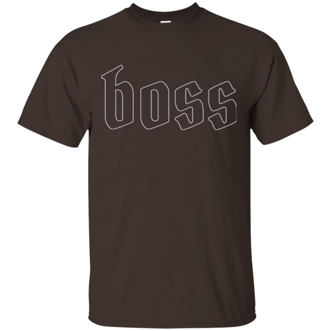 Boss Urban Style Graphic T-shirt Dark Chocolate