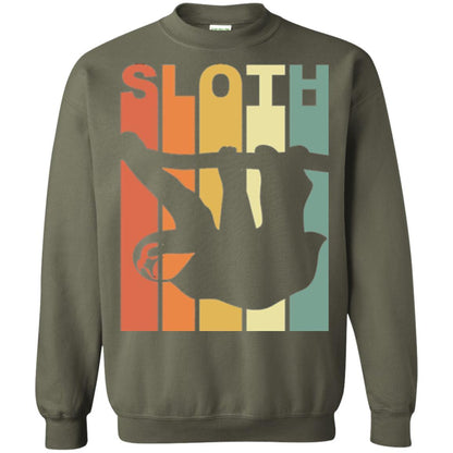 Vintage Sloth T-shirt Military Green