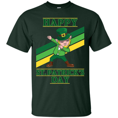 Dabbing Leprechaun Saint Patrick_s Day T-shirt Forest