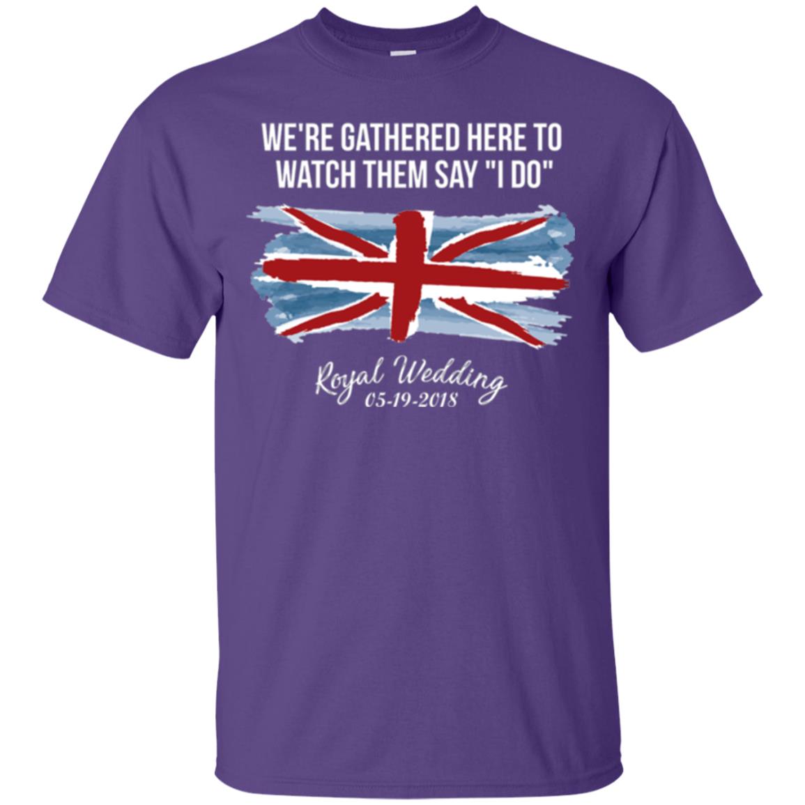 Royal Wedding 05-19-2018 Watch Party T-shirt Purple