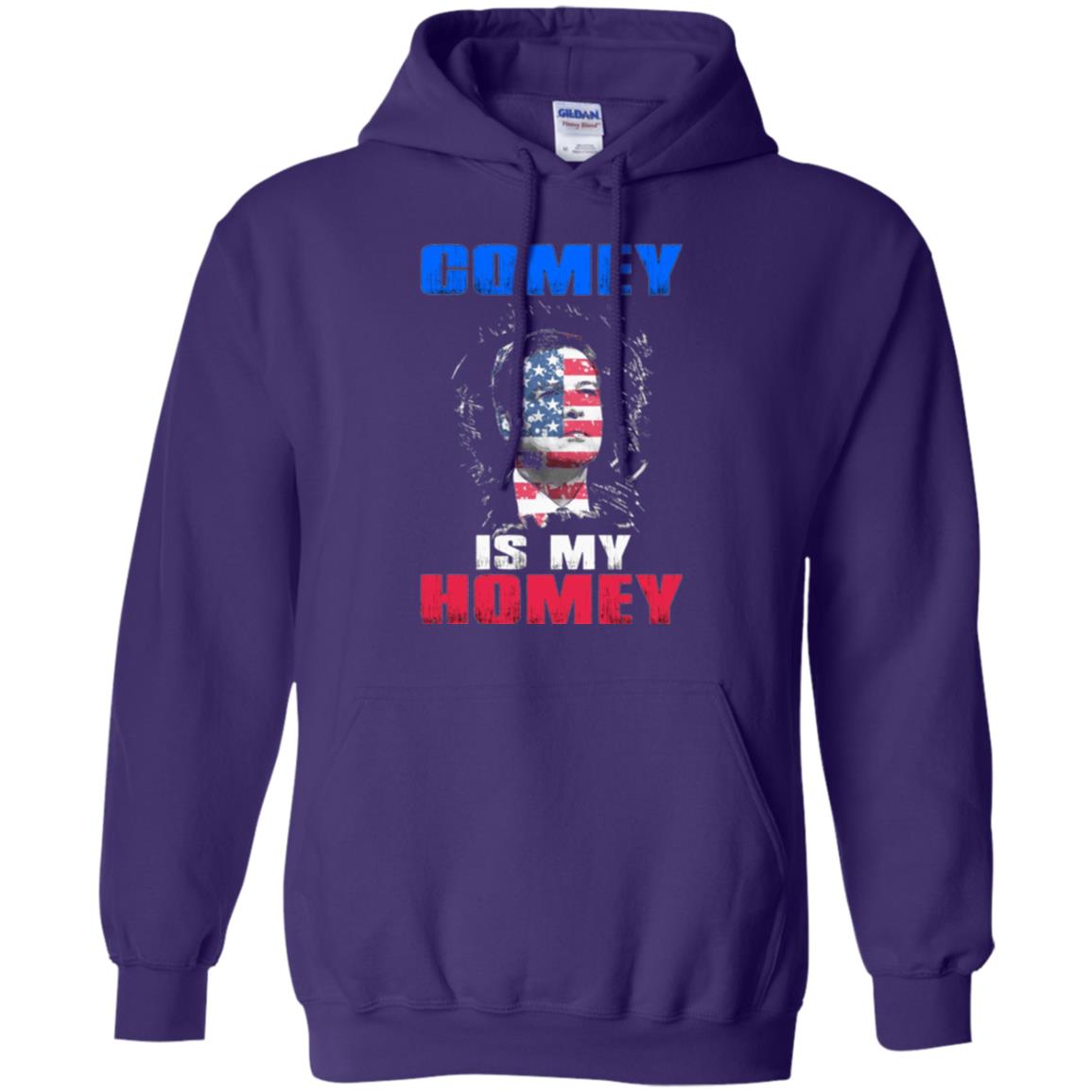 Fbi Director T-shirt Comey Is My Homey T-shirt Purple