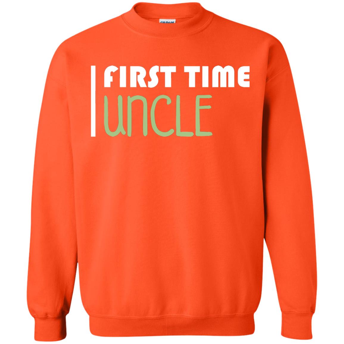 First Time Uncle New Uncle Shirt Orange