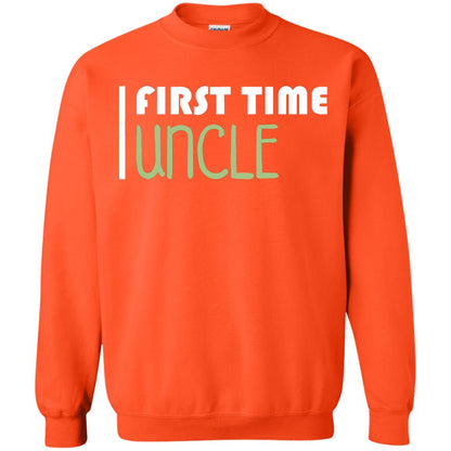 First Time Uncle New Uncle Shirt Orange