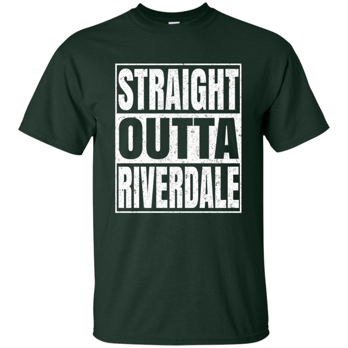 United States T-Shirt Straight Outta Riverdale Forest Green