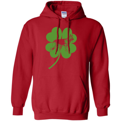 German Shepherd Shamrock St. Patrick_s Day T-shirt Red