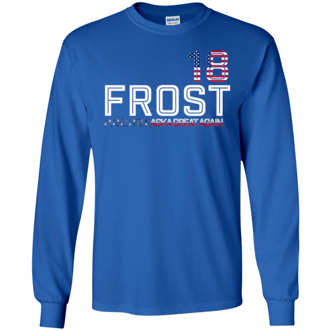 Frost 2018 T-shirt Make Nebraska Great Again Royal
