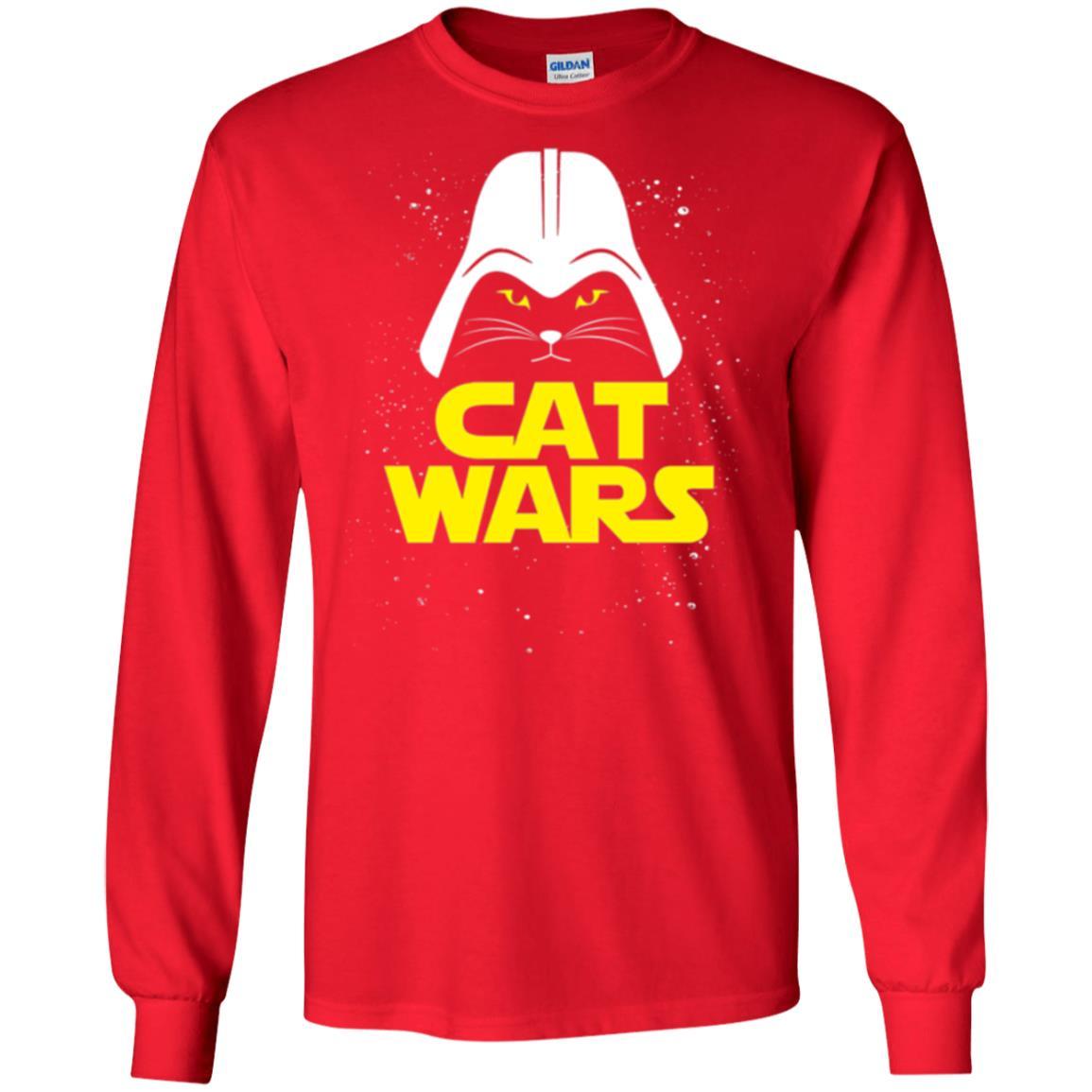 Cat Lover T-shirt Cat Wars T-shirt Red