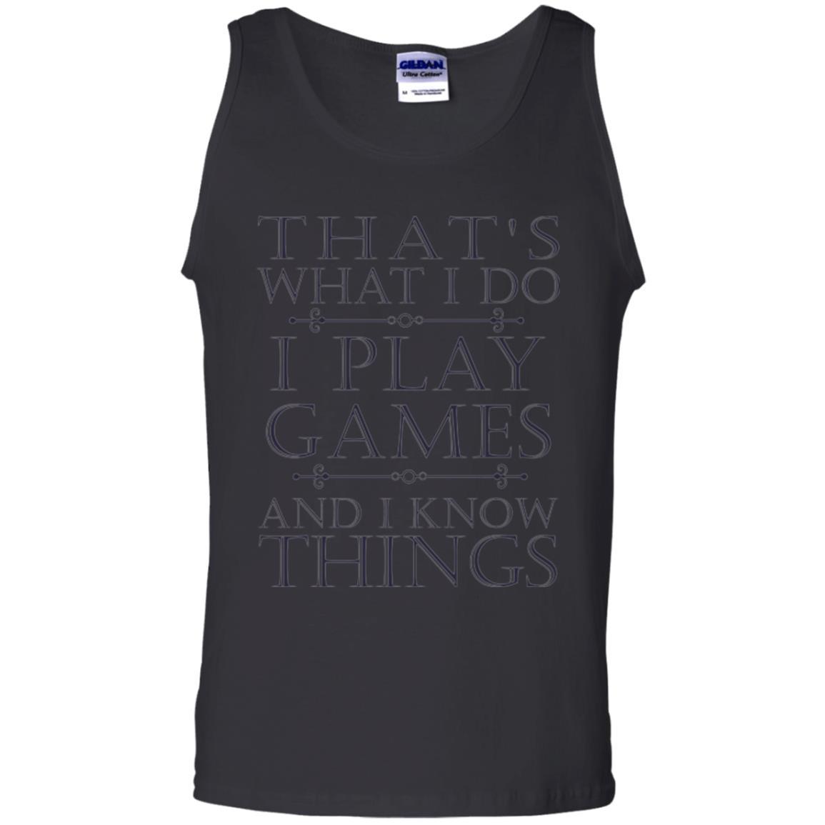 Gamer T-shirt That's What I Do I Play Games Black