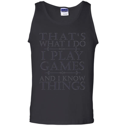 Gamer T-shirt That's What I Do I Play Games Black