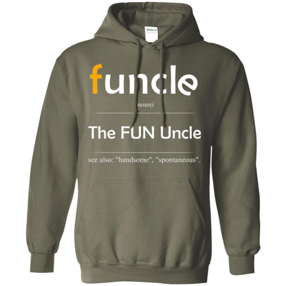 Uncle T-shirt Handsome Spontaneous Best Funny Uncle Military Green