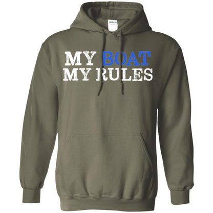 My Boat My Rules T-shirt Military Green