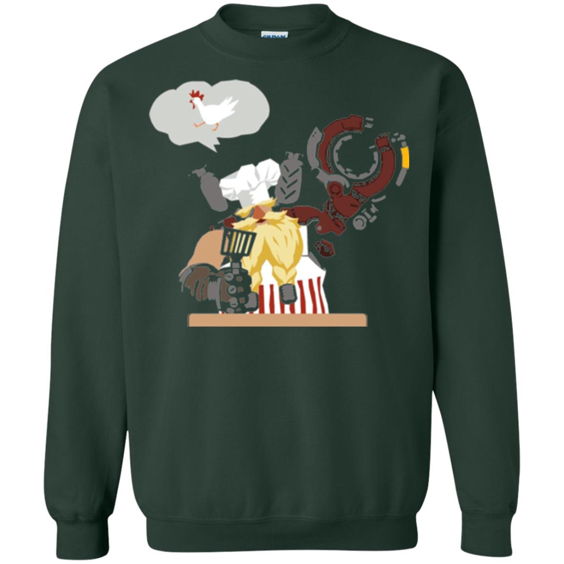 Overwatch Torbjorn Chef Spray T-shirt Forest Green