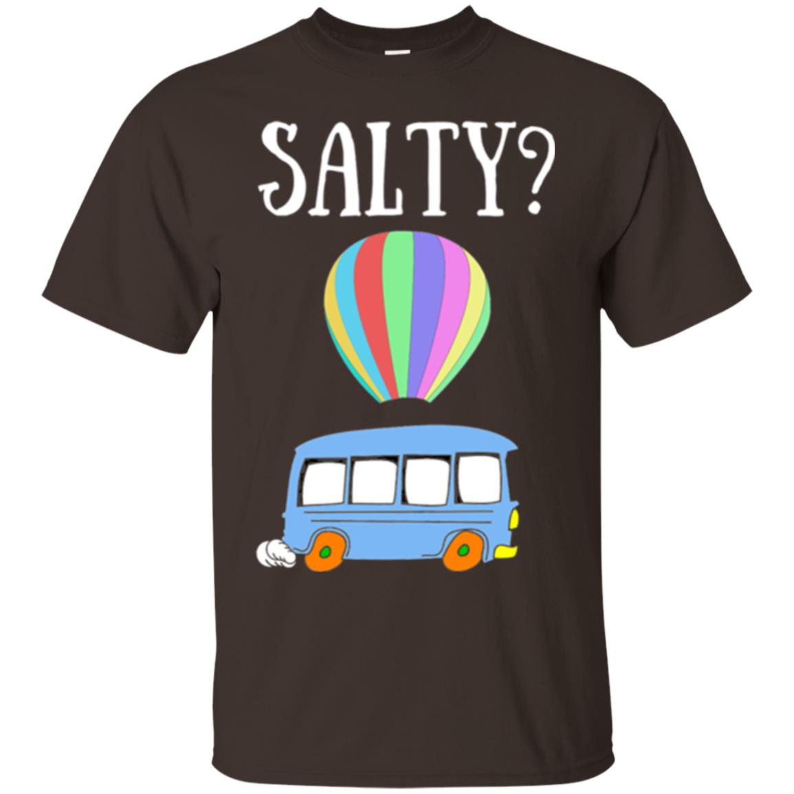 Salty Humorous Parody T-shirt Dark Chocolate
