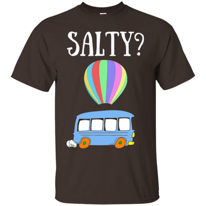 Salty Humorous Parody T-shirt Dark Chocolate