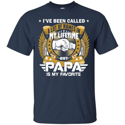 But Papa Is My Favorite Papa Shirt Navy