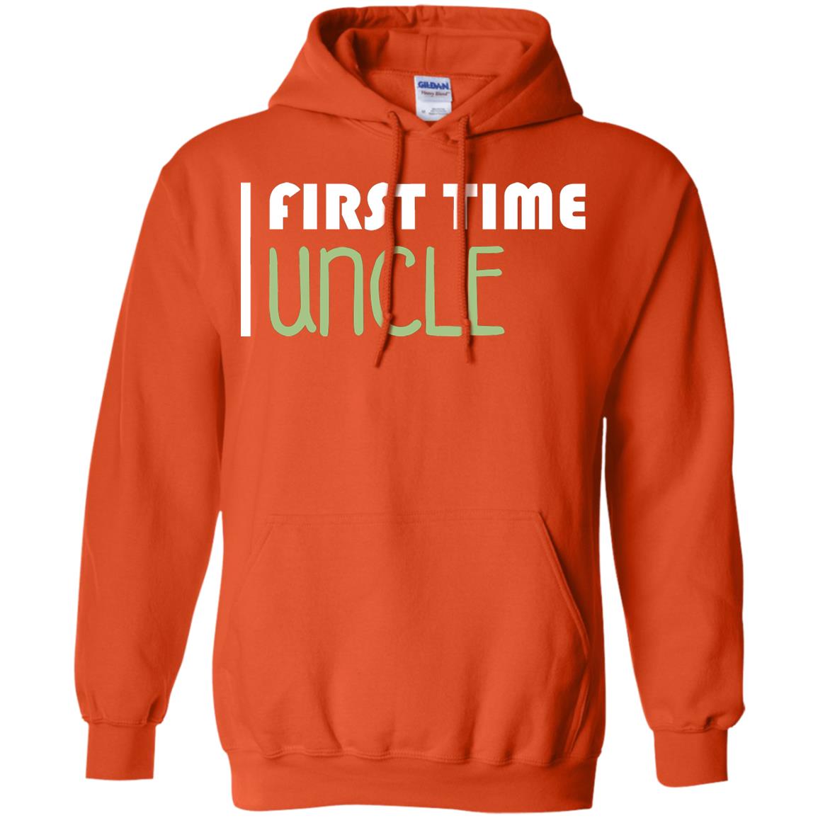 First Time Uncle New Uncle Shirt Orange