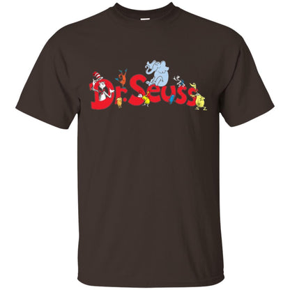 Dr. Seuss Family National Wear Red Day T-shirt Dark Chocolate