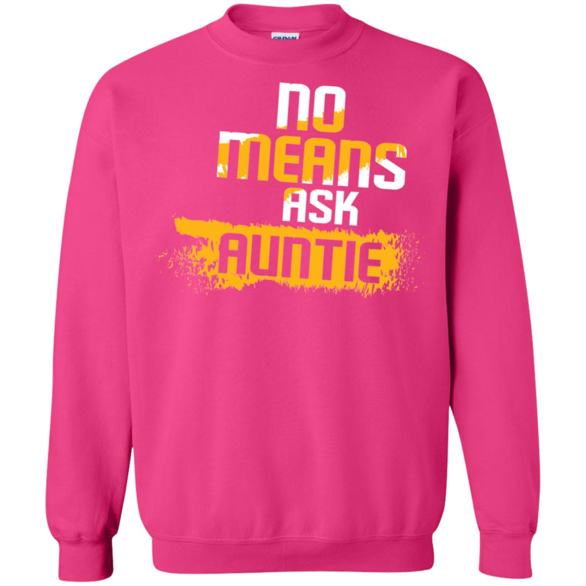 No Mean Ask Auntie Aunt Shirt For Womens Heliconia